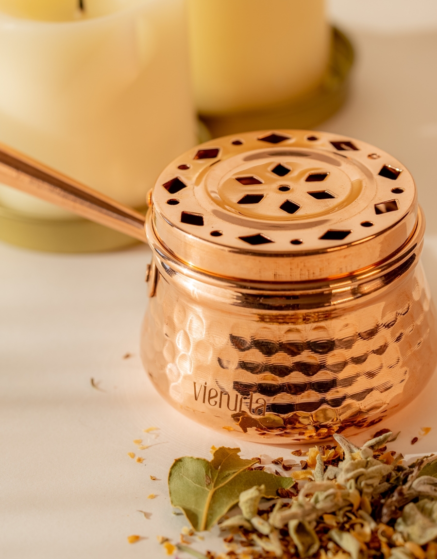 Bakır Tütsü Seti- MAIA