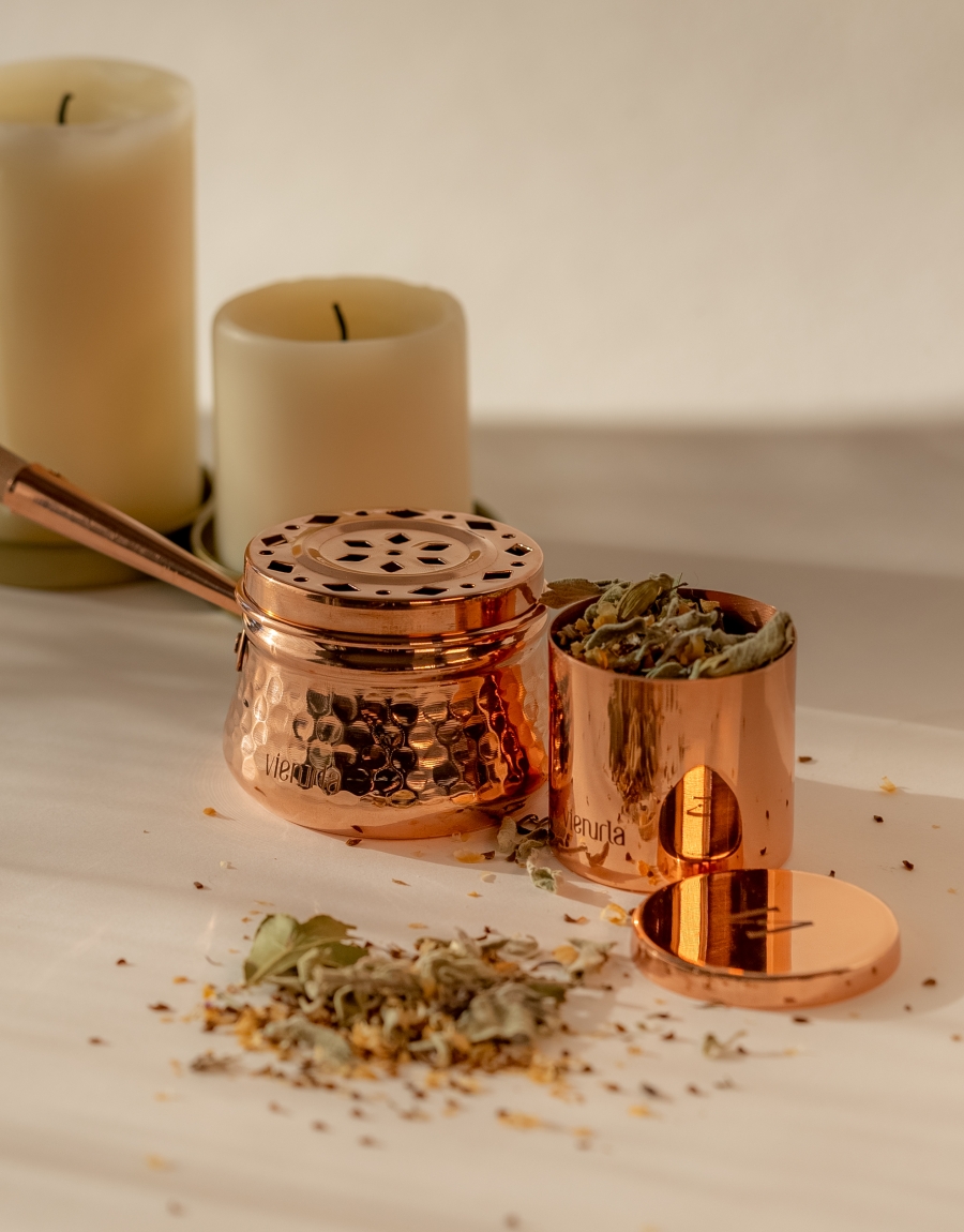 Bakır Tütsü Seti- MAIA